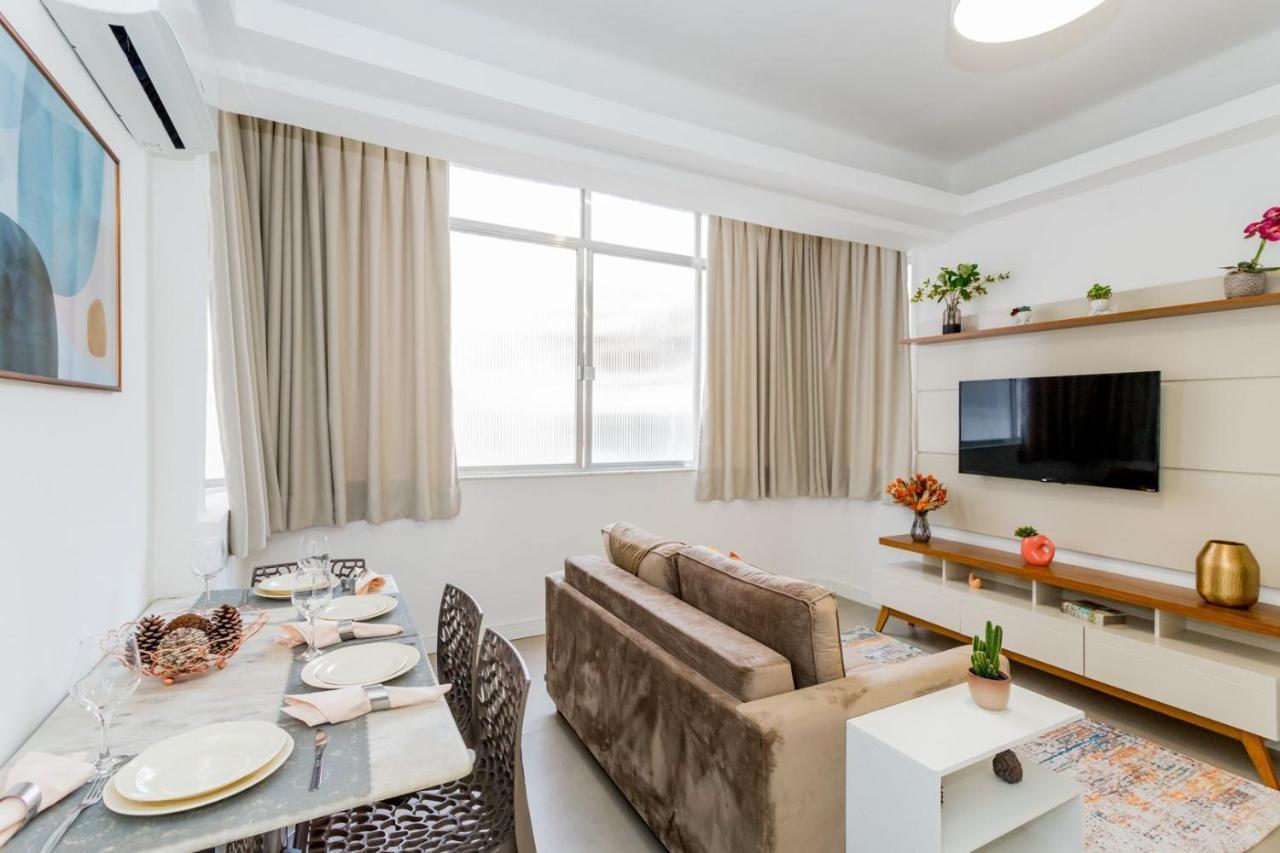 Relax Em Copacabana, Quarto E Sala, 150 Mt Da Praia, Cozinha, Maq De Lavar Roupa E Ar Ріо-де-Жанейро Екстер'єр фото